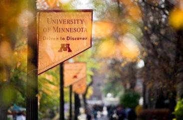 University of Minnesota outdoor banner